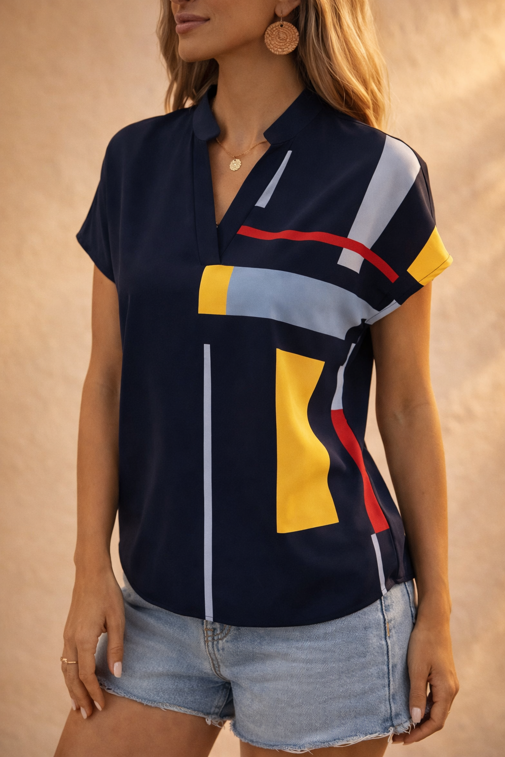 Top Elegante de Rayas