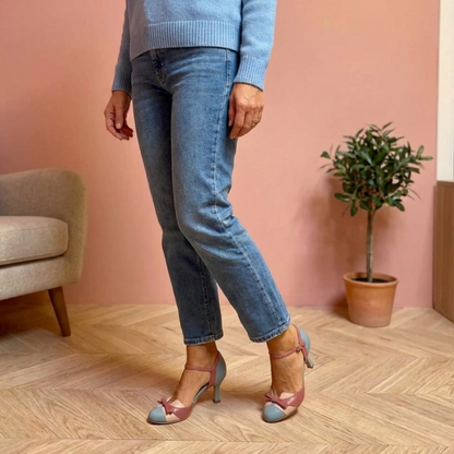 Sandalias vintage con lazo