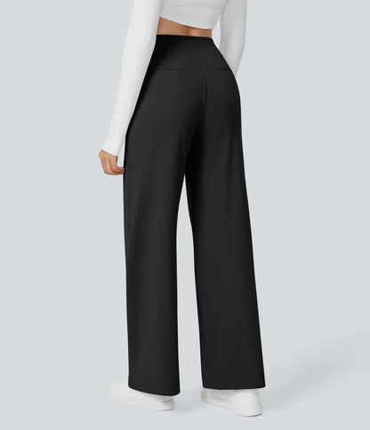 Pantalones de tiro alto
