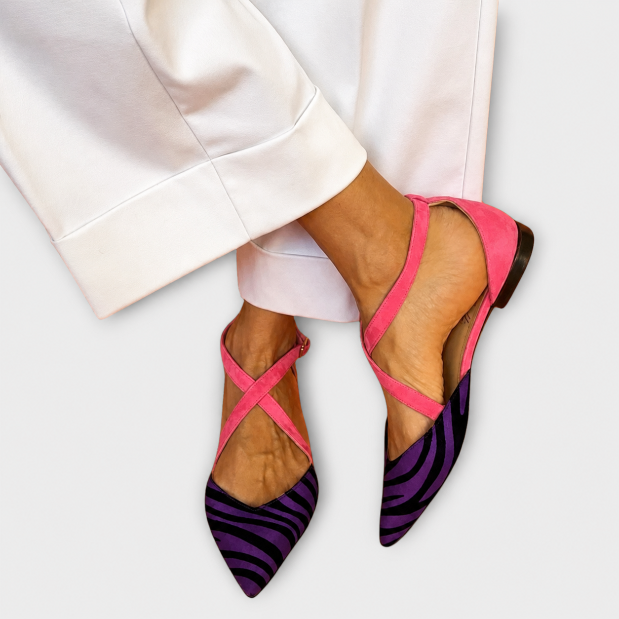 Mocasines planos de piel
