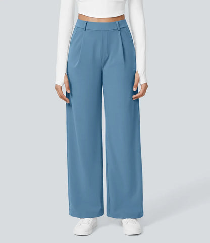 Pantalones de tiro alto