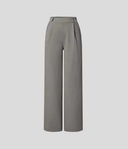 Pantalones de tiro alto