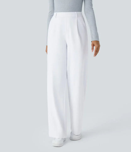 Pantalones de tiro alto