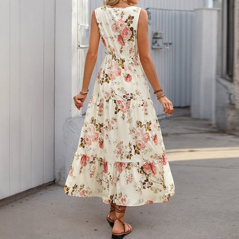 Vestido de escote en V