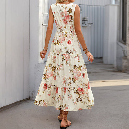 Vestido de escote en V