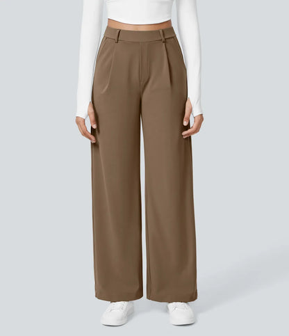Pantalones de tiro alto