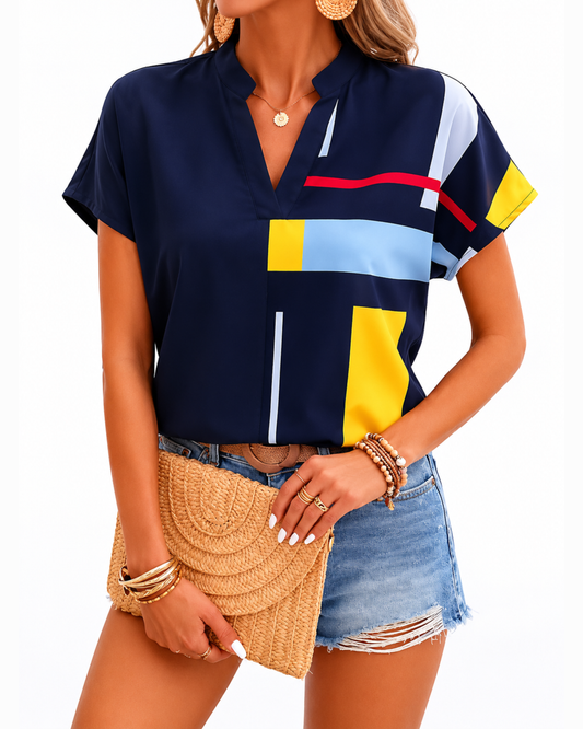 Top Elegante de Rayas
