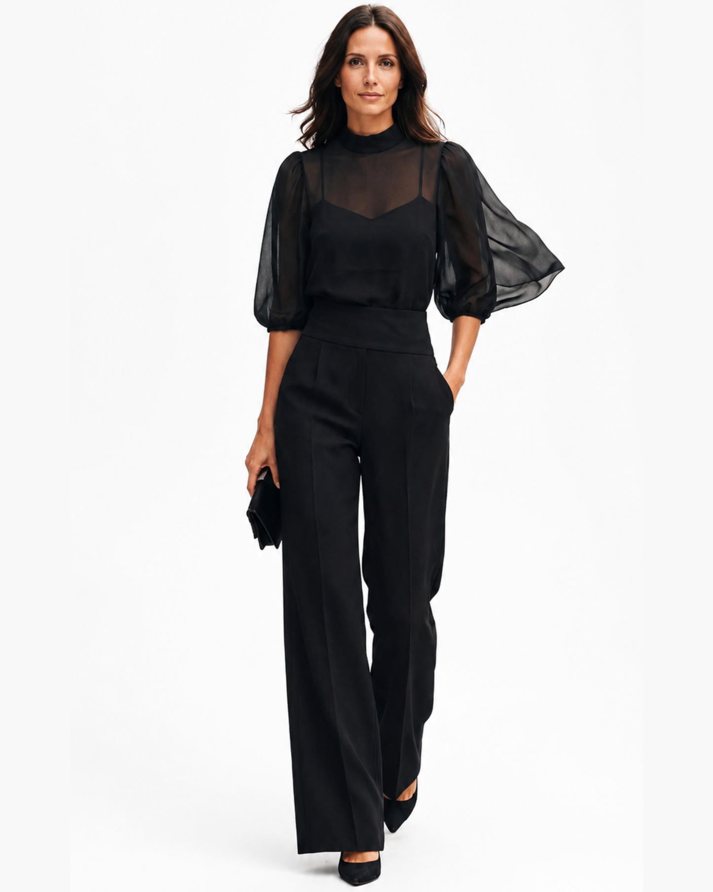 Conjunto elegante de tres piezas