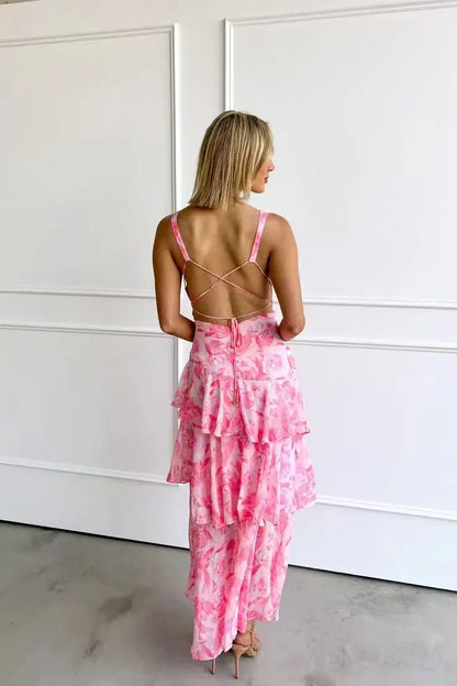 Vestido brisa coral