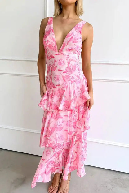 Vestido brisa coral